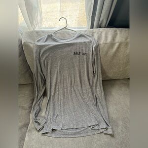 Salt Life Men's Long Sleeve Performance Tee - Gray